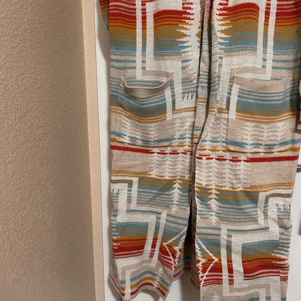 Pendleton Multicolor Patterned Cardigan - image 3